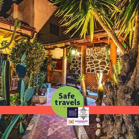 Hotel Del Carmen Tlalpujahua de Rayón エクステリア 写真