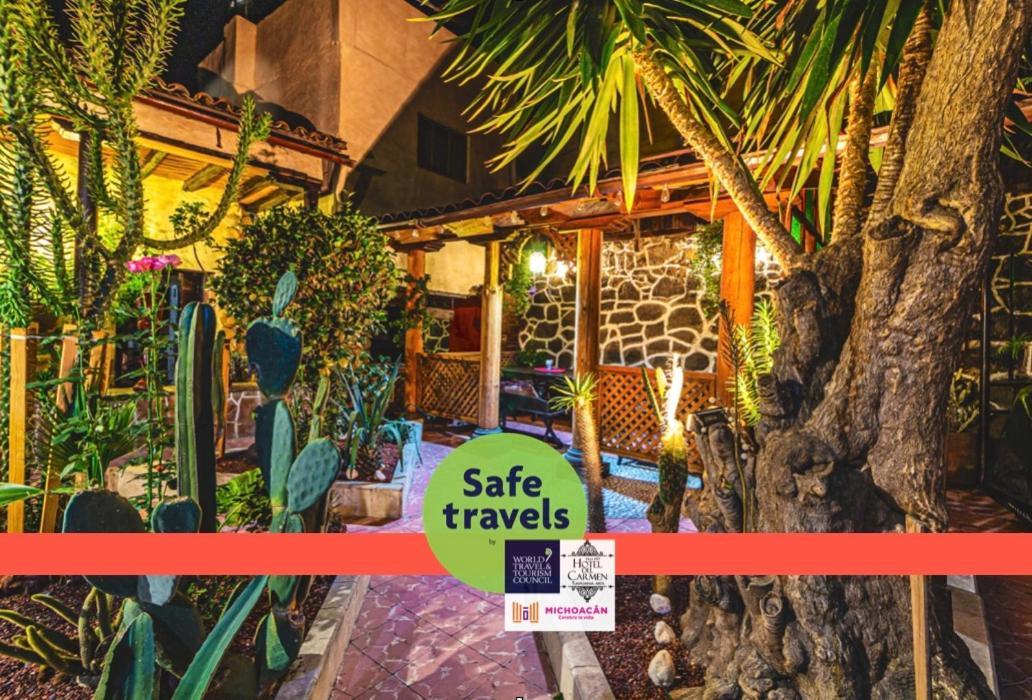 Hotel Del Carmen Tlalpujahua de Rayón エクステリア 写真