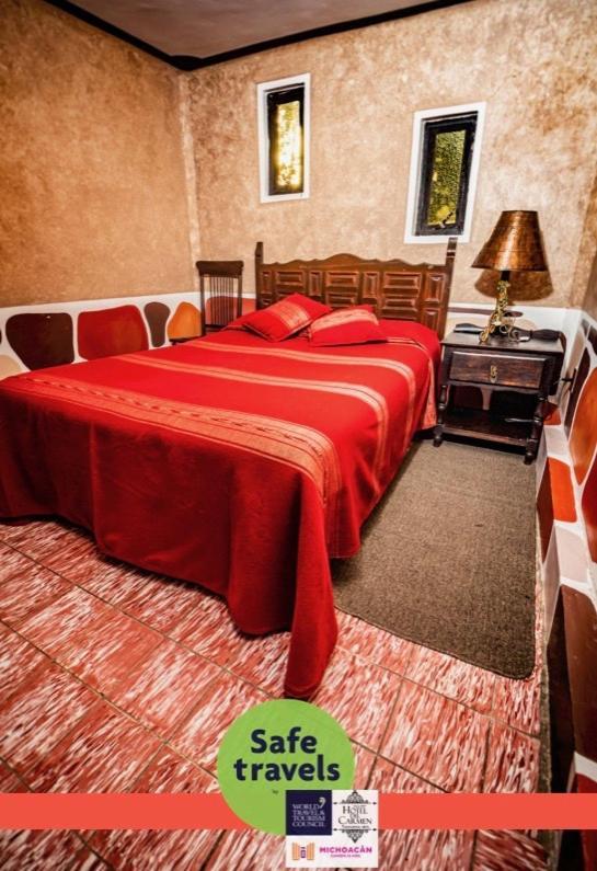 Hotel Del Carmen Tlalpujahua de Rayón エクステリア 写真